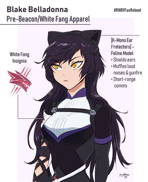 rwby white fang|rwby blake parents.